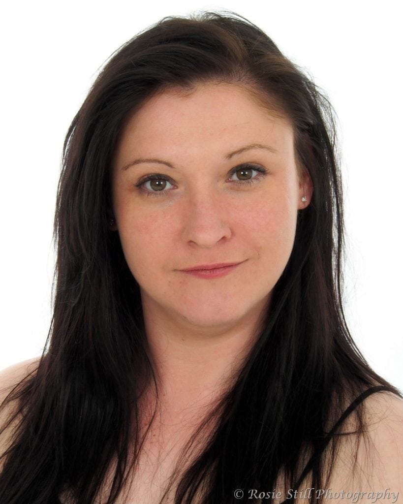 2014 Colour studio portrait of actor Cadi Jones (2nd session)